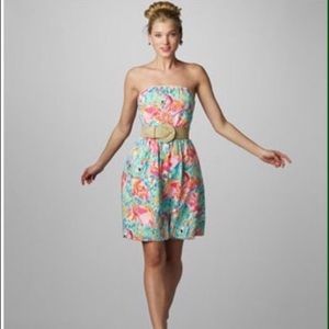 NWOT Lilly Pulitzer Flamingo Dress